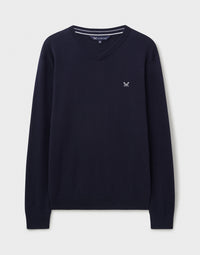 An image of the Crew Clothing Organic Cotton V-Neck