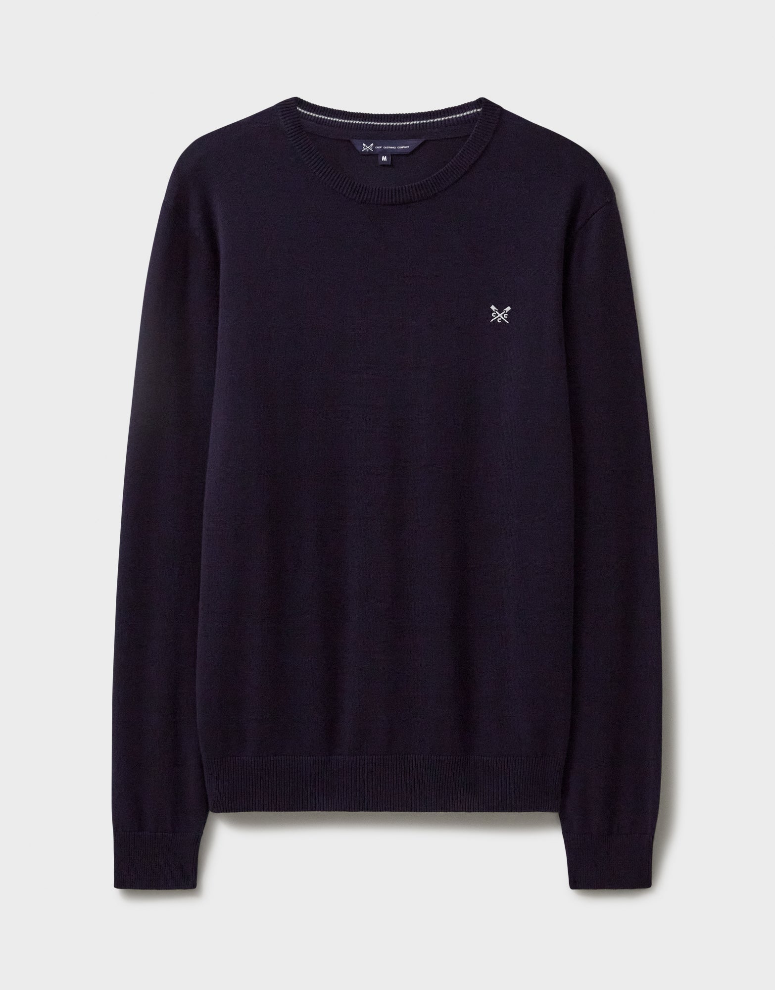 An image of the Crew Clothing Organic Cotton Crew Neck Jumper