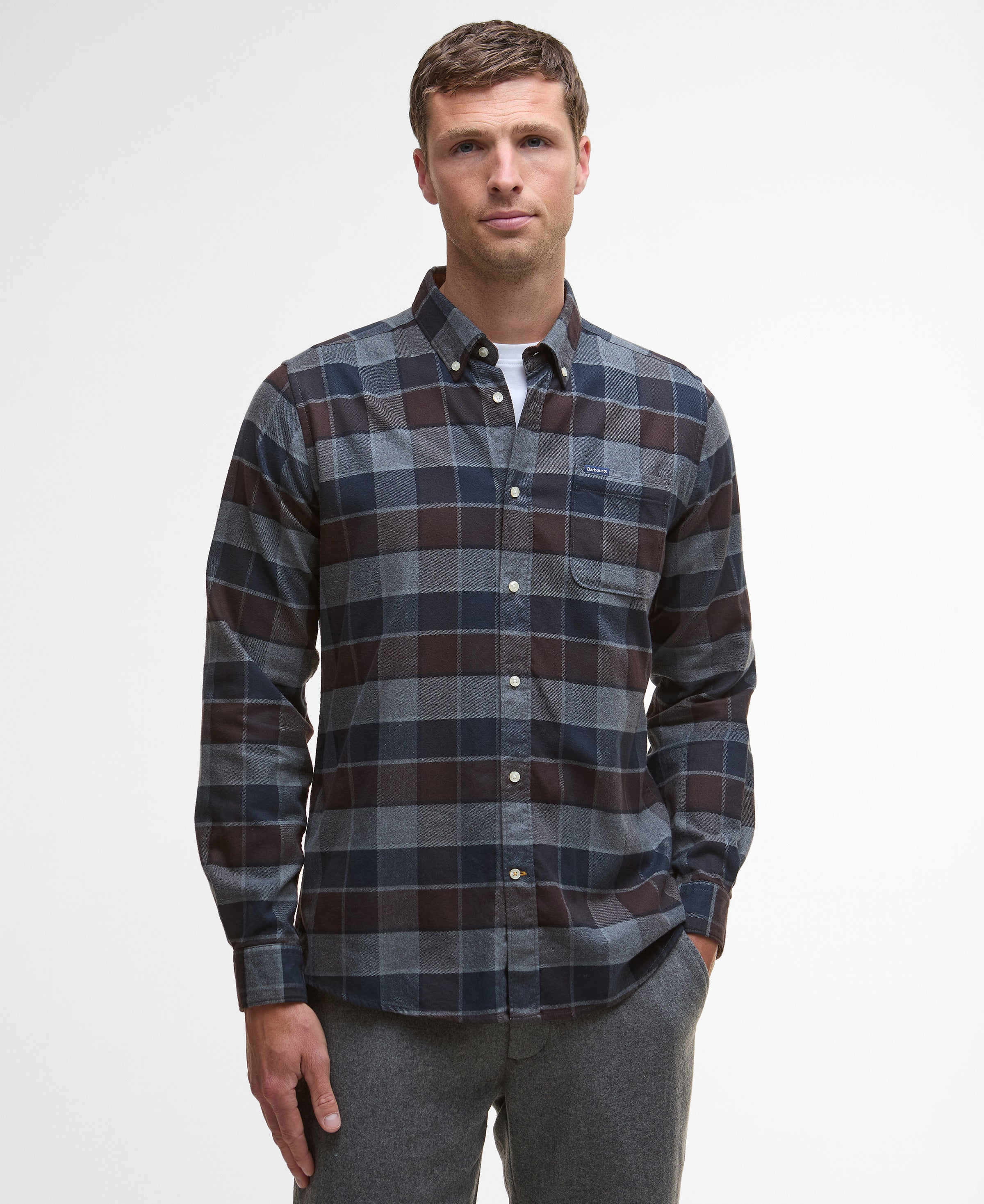 An image of the Barbour Valley Tailored Checked Shirt
