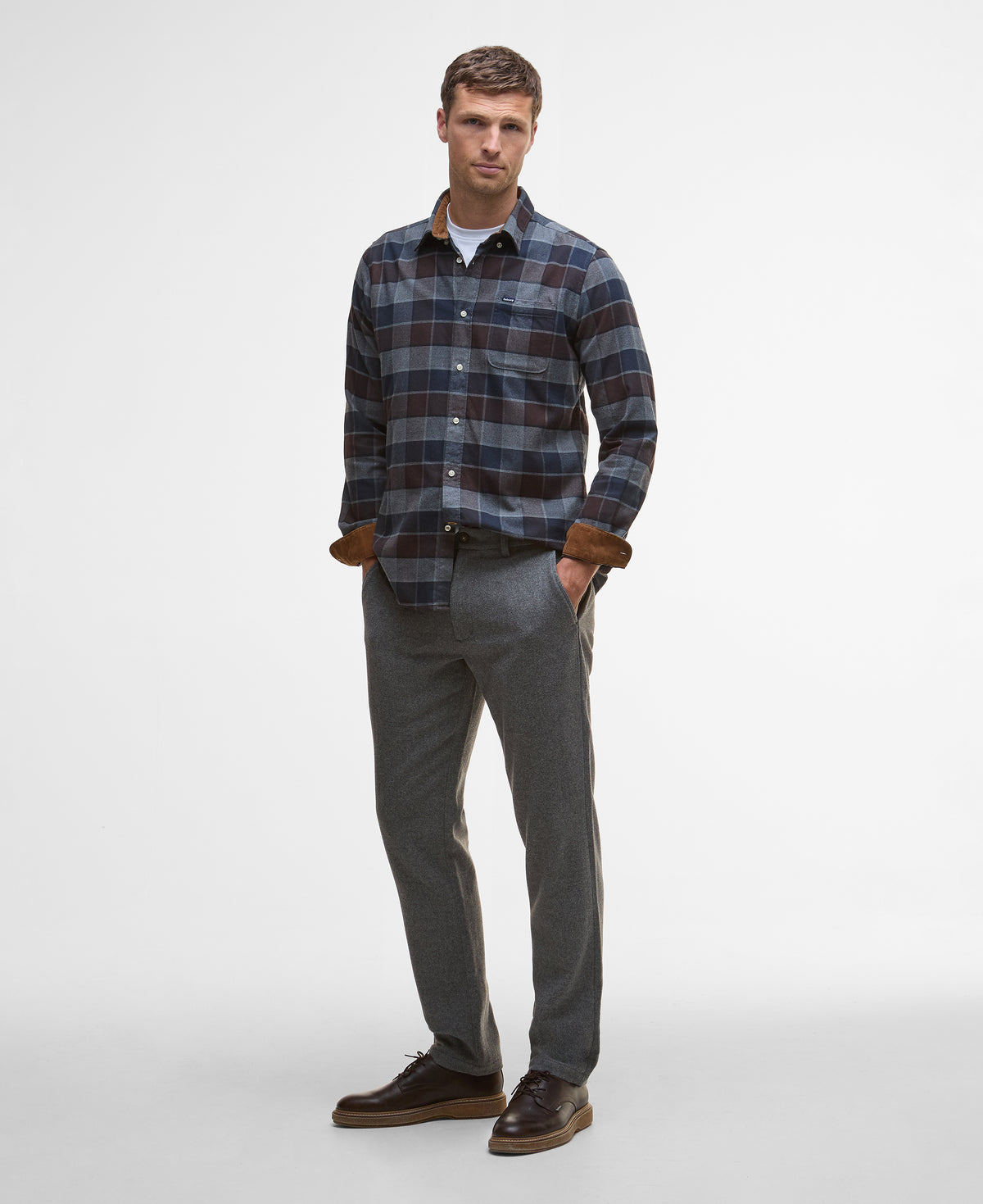 An image of the Barbour Valley Tailored Checked Shirt