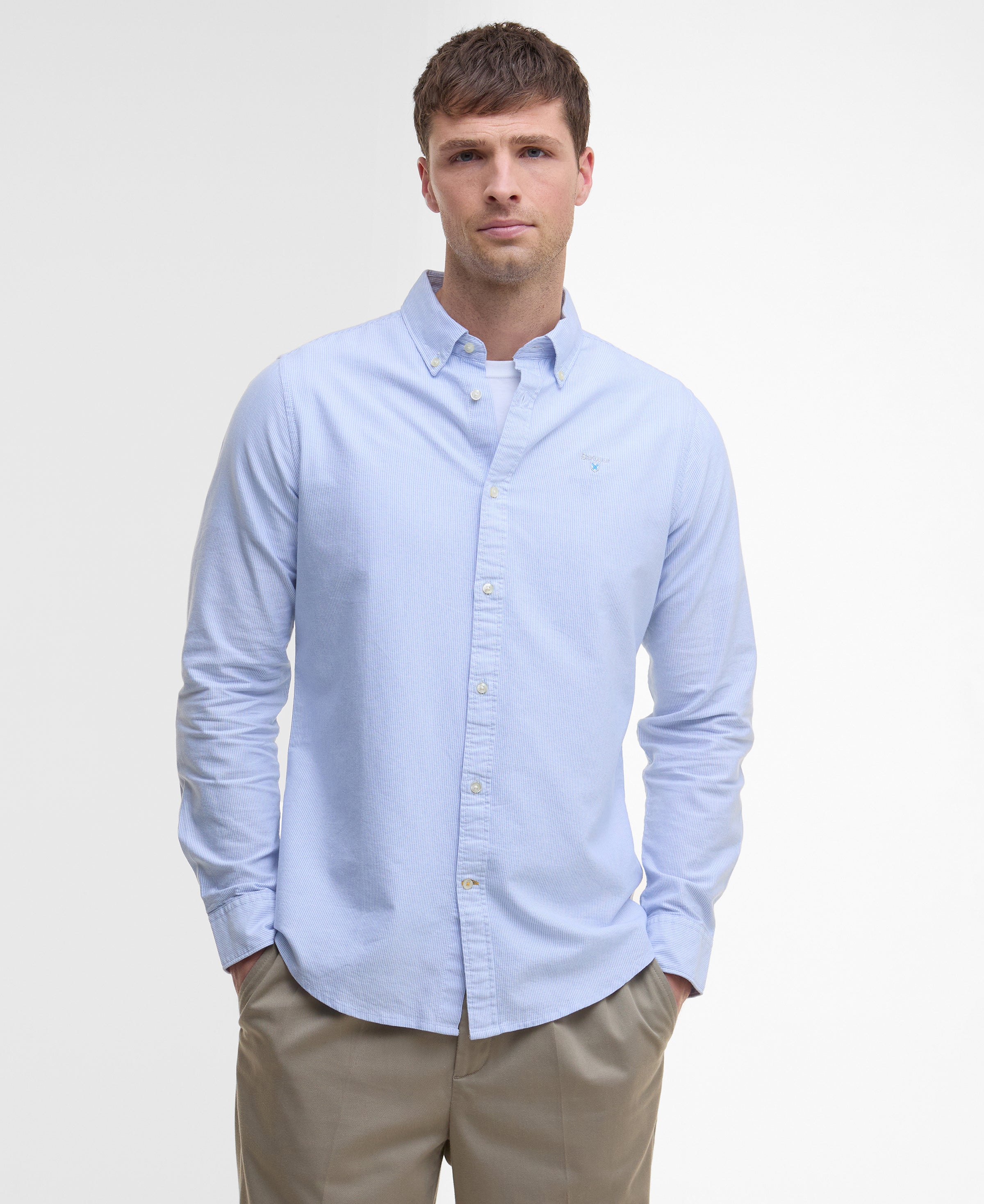 An image of the Barbour Striped Oxtown Tailored Shirt