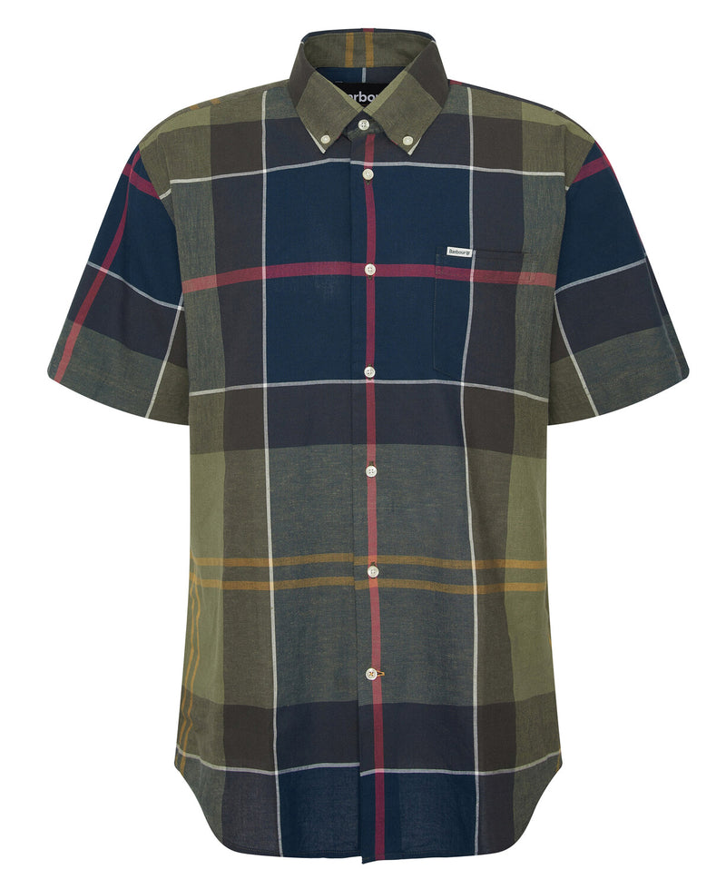 An image of the Barbour Douglas Regular Short-Sleeved Shirt in the colour Classic Tartan.