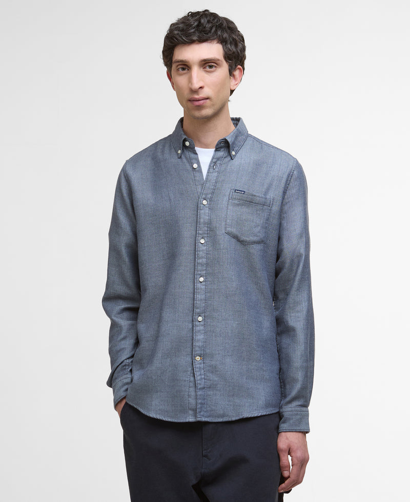 An image of the Barbour Buckley Tailored Herringbone Shirt