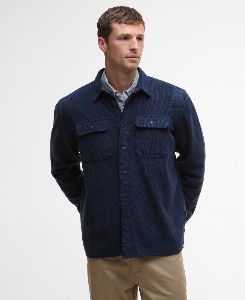 An image of the Barbour Baystone Relaxed Twill Shirt