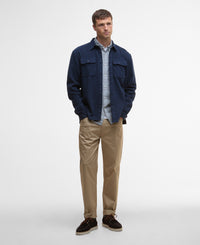 An image of the Barbour Baystone Relaxed Twill Shirt