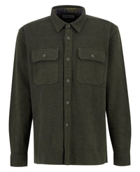 An image of the Barbour Baystone Relaxed Twill Shirt