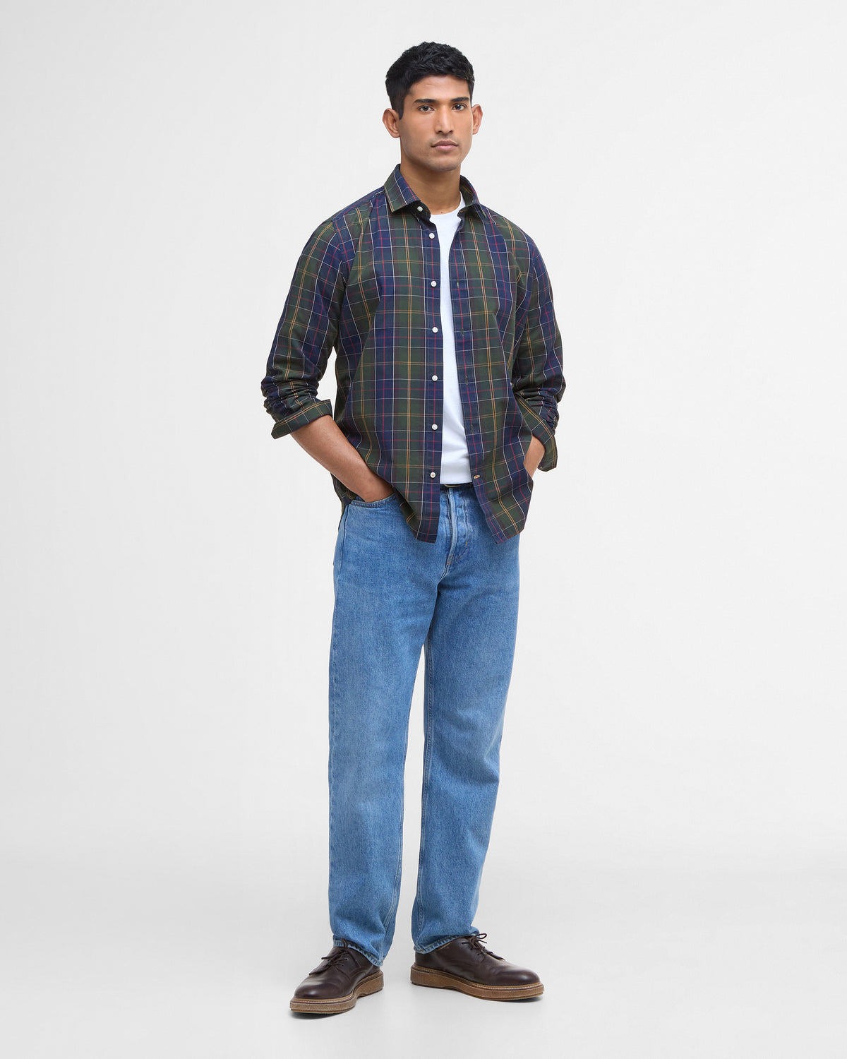 An image of the Barbour Kenton Checked Tailored Shirt