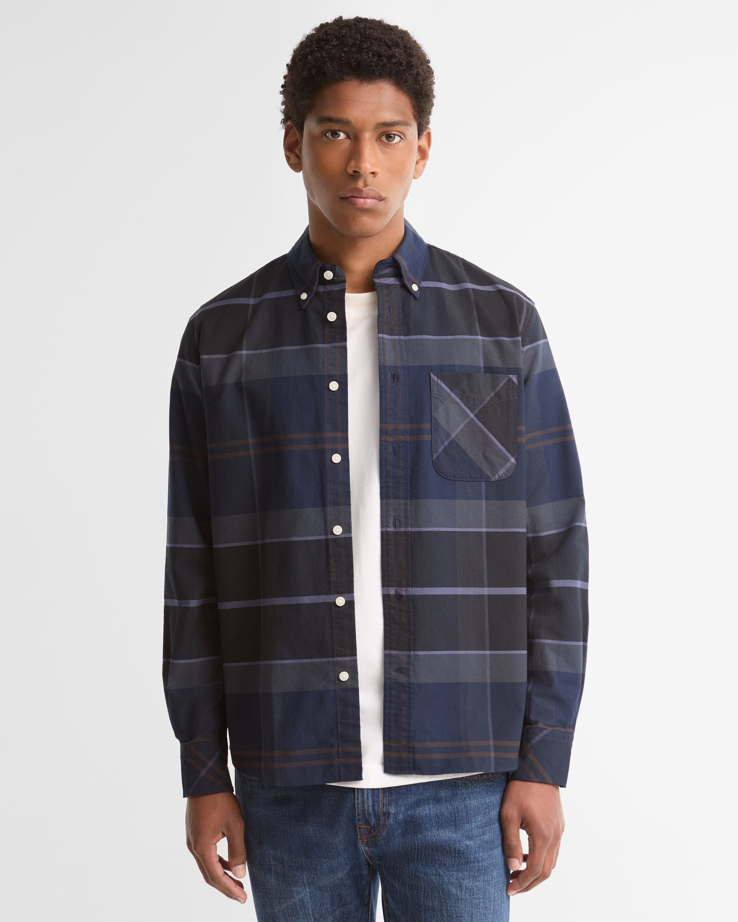 Mineral Tartan Dunoon Authentic Shirt