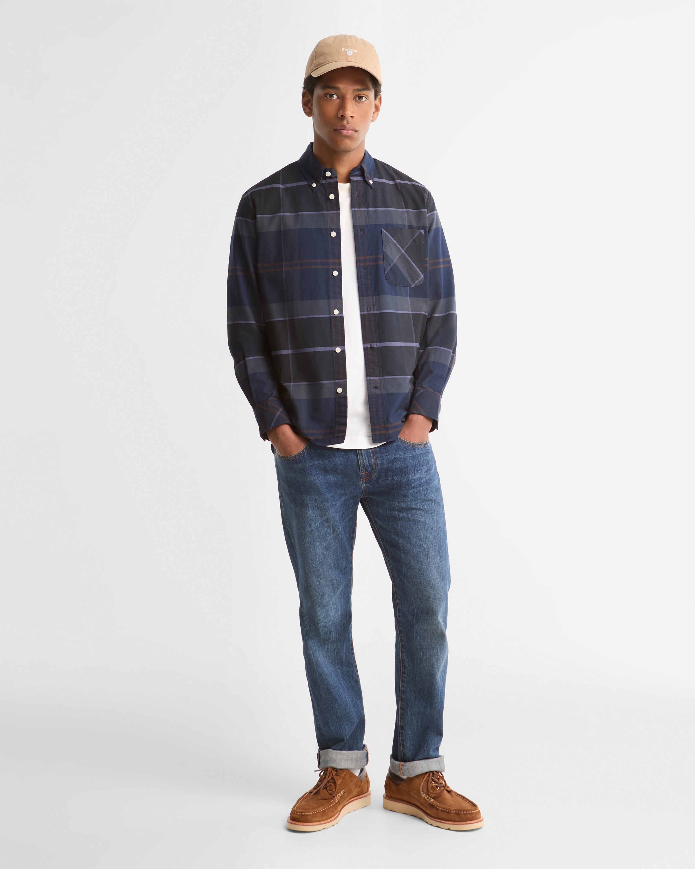 Mineral Tartan Dunoon Authentic Shirt