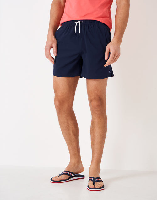 An image of the Crew Clothing Plain Swim Shorts