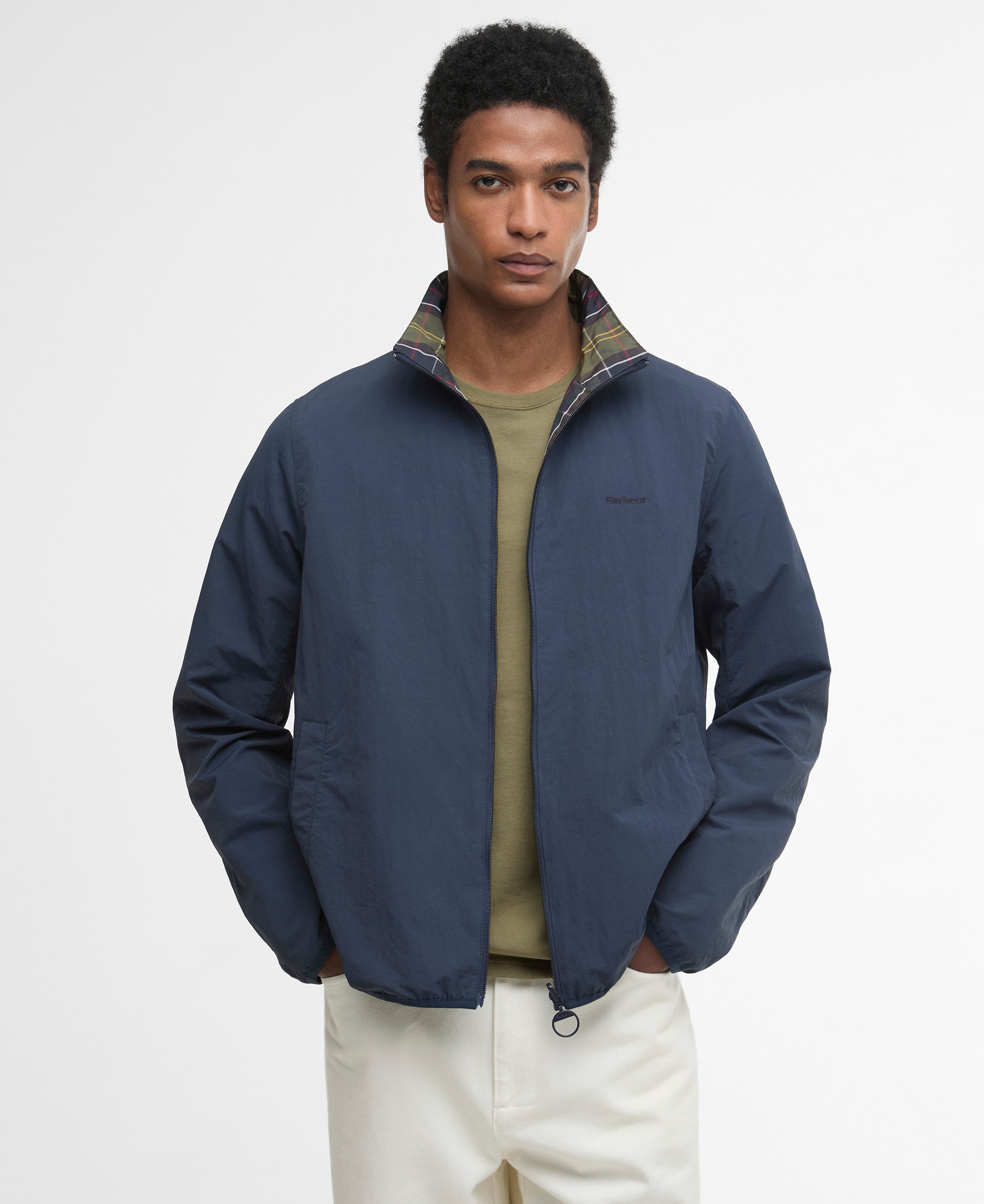 An image of the Barbour Reversible Korbel Showerproof Jacket