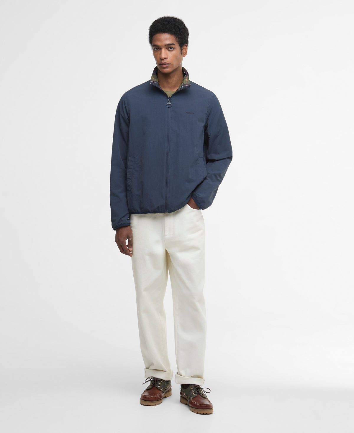 An image of the Barbour Reversible Korbel Showerproof Jacket