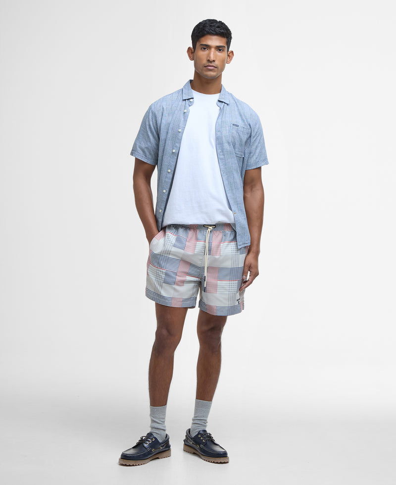 An image of the Barbour Patch Swim Shorts