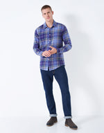 An image of the Crew Clothing Kipling Flannel Shirt
