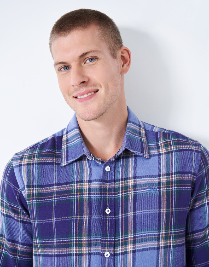 An image of the Crew Clothing Kipling Flannel Shirt