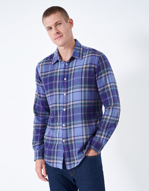An image of the Crew Clothing Kipling Flannel Shirt