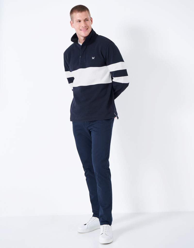 An image of the Crew Clothing Padstow Pique Sweat