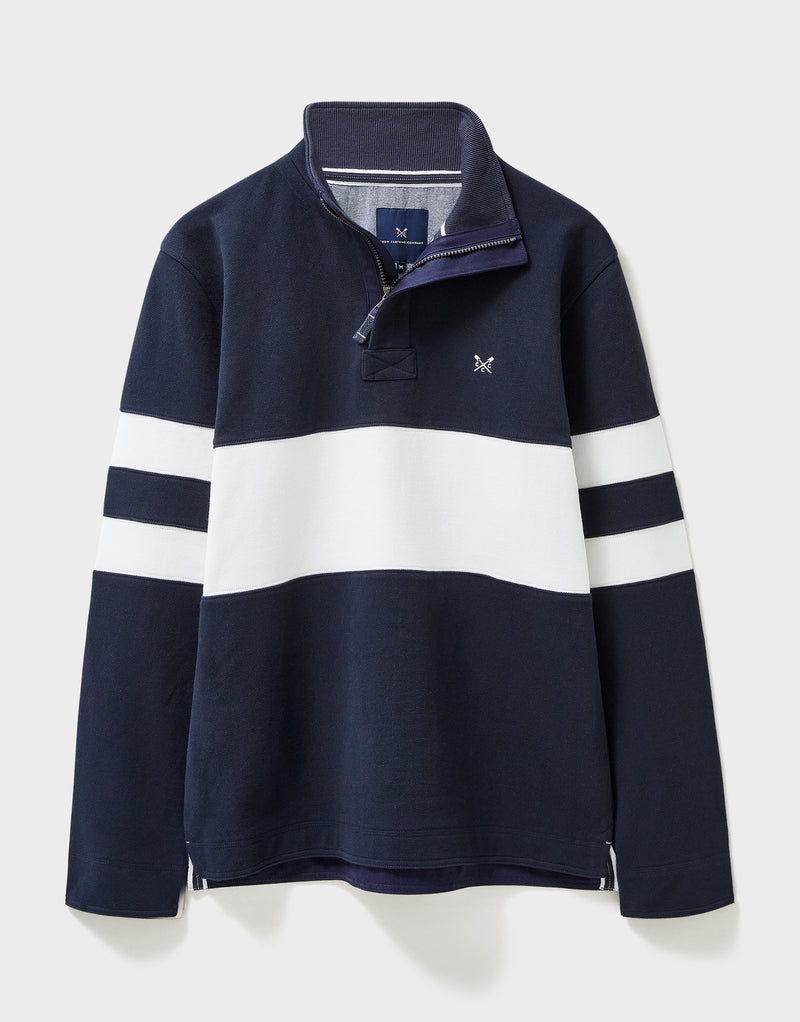 An image of the Crew Clothing Padstow Pique Sweat
