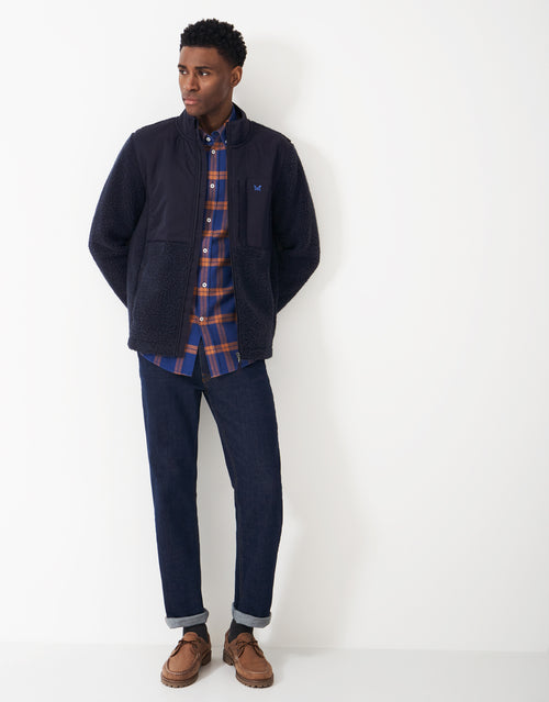 An image of the Crew Clothing Dittisham Fleece