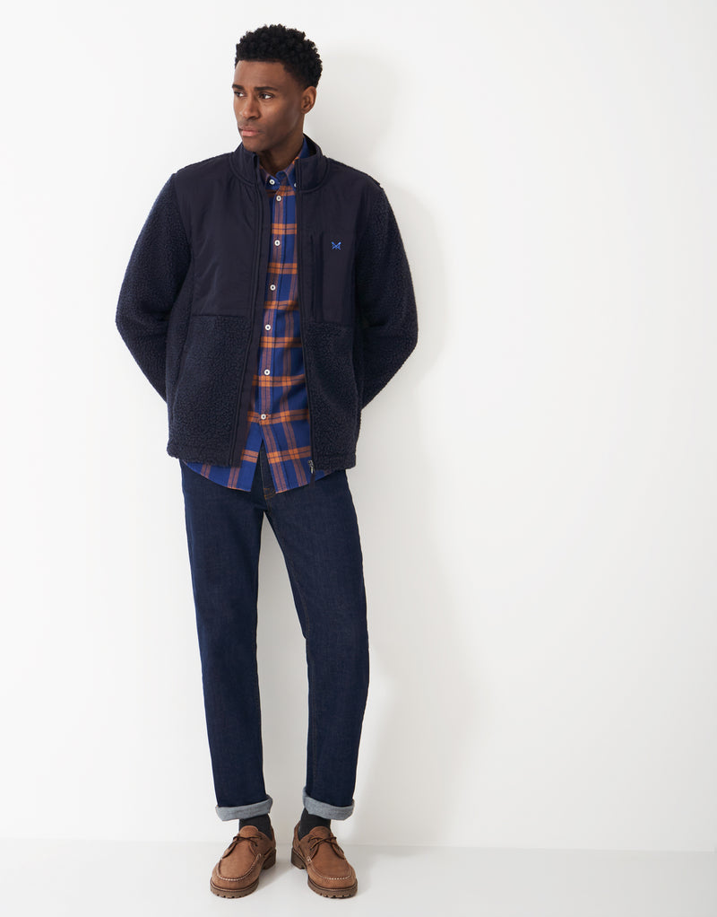An image of the Crew Clothing Dittisham Fleece