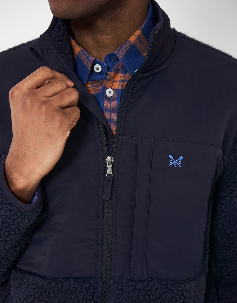 An image of the Crew Clothing Dittisham Fleece
