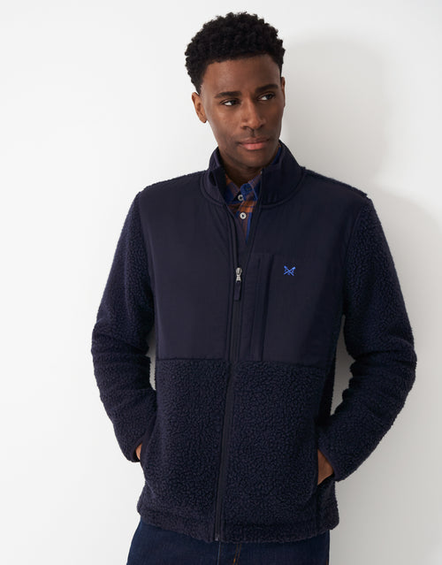 An image of the Crew Clothing Dittisham Fleece