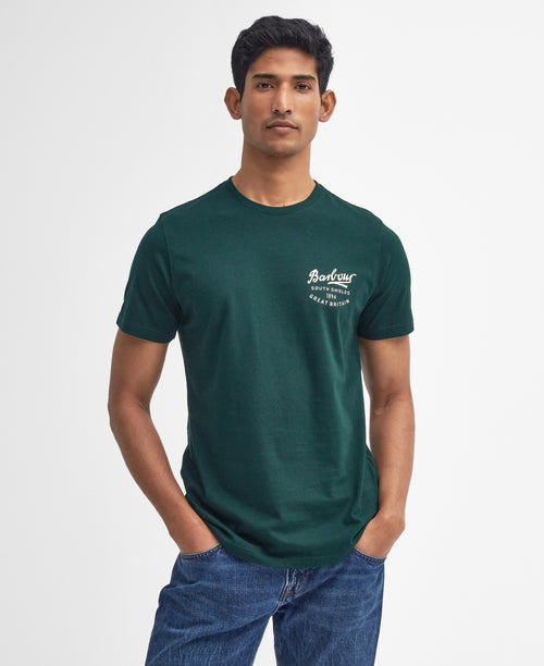 An image of the Barbour Script Graphic T-Shirt
