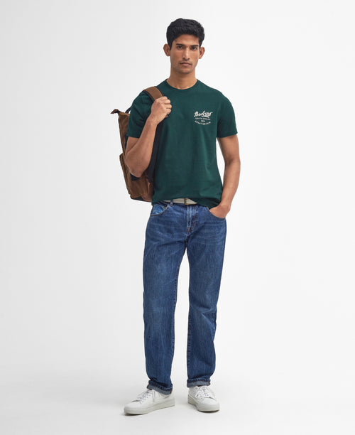 An image of the Barbour Script Graphic T-Shirt