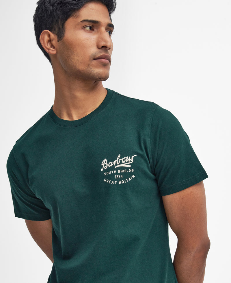 An image of the Barbour Script Graphic T-Shirt
