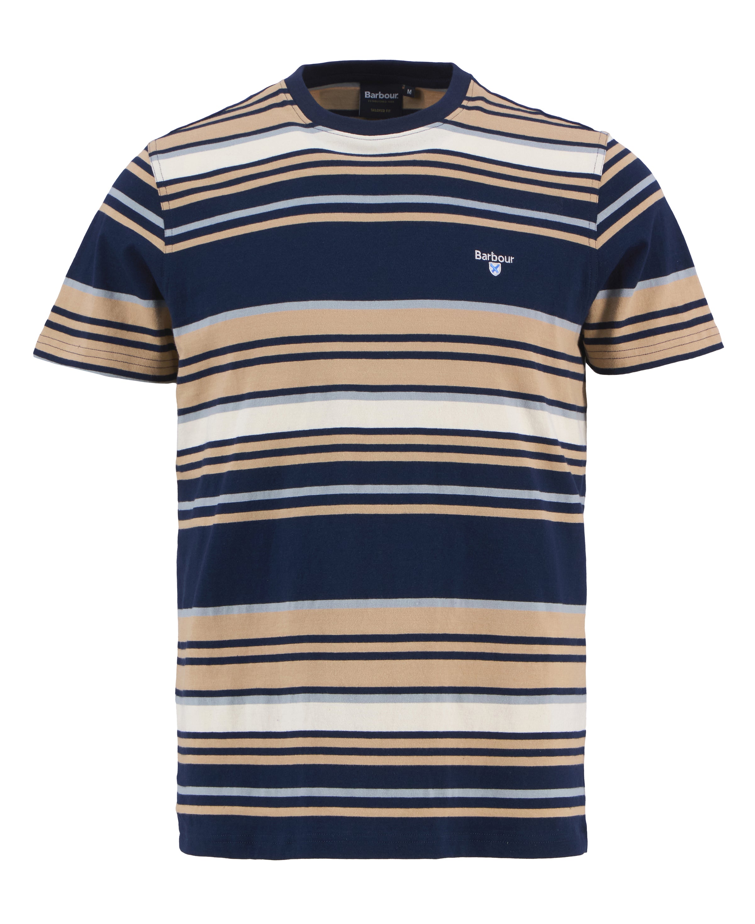 An image of the Barbour Aickmen Tailored Striped T-Shirt