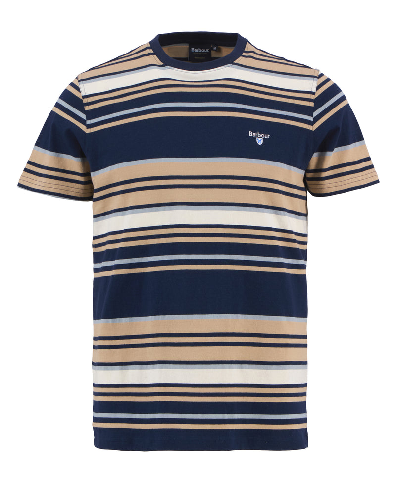 An image of the Barbour Aickmen Tailored Striped T-Shirt