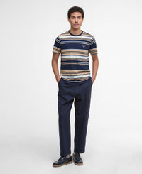 An image of the Barbour Aickmen Tailored Striped T-Shirt