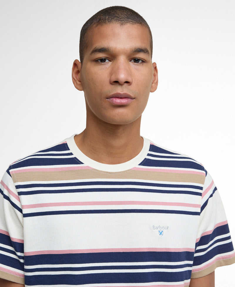 An image of the Barbour Aickmen Tailored Striped T-Shirt