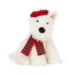 An image of the Jellycat Winter Warmer Munro Scottie Dog