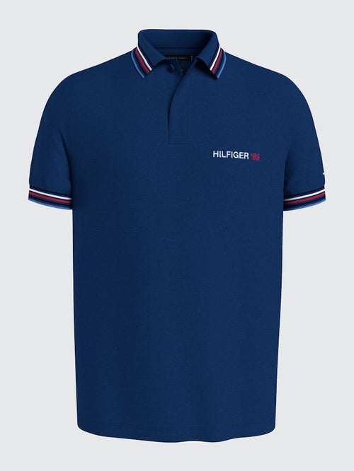 An image of the Tommy Hilfiger Contrast Global Stripe Polo