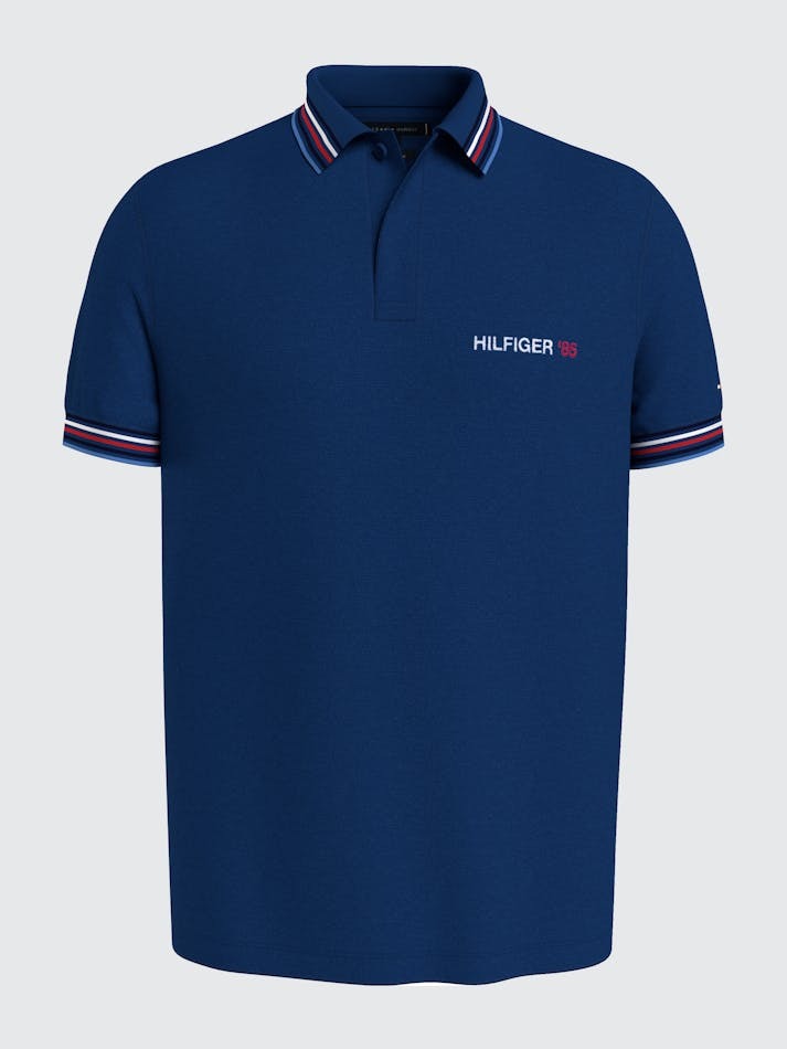 An image of the Tommy Hilfiger Contrast Global Stripe Polo