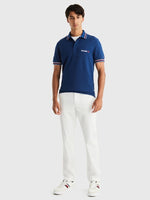 An image of the Tommy Hilfiger Contrast Global Stripe Polo
