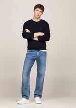 An image of the Tommy Hilfiger Refined Structure Crew Neck