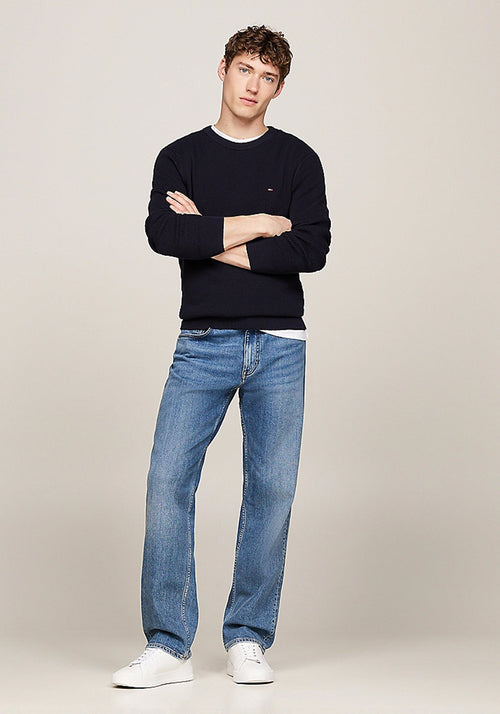An image of the Tommy Hilfiger Refined Structure Crew Neck