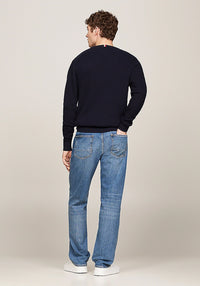 An image of the Tommy Hilfiger Refined Structure Crew Neck