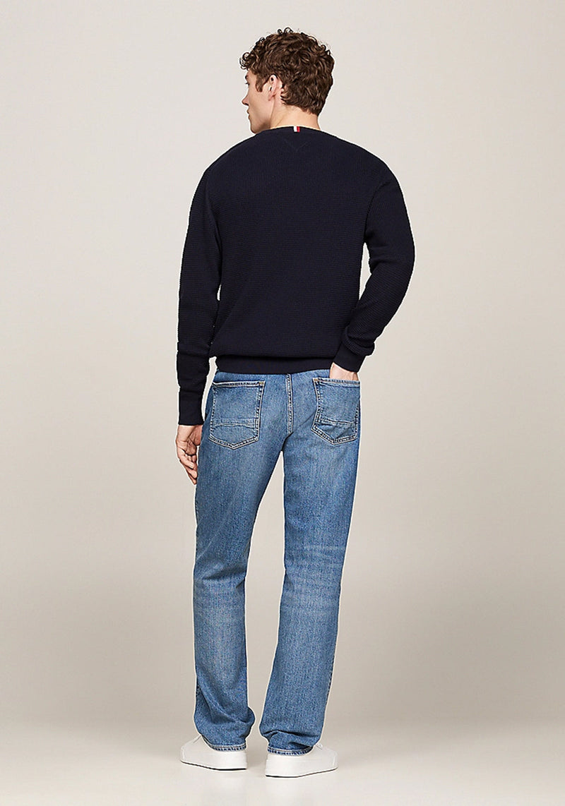 An image of the Tommy Hilfiger Refined Structure Crew Neck