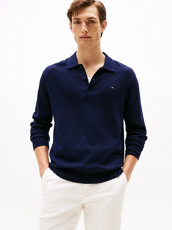 An image of the Tommy Hilfiger Pima Organic Cotton Cashmere Polo