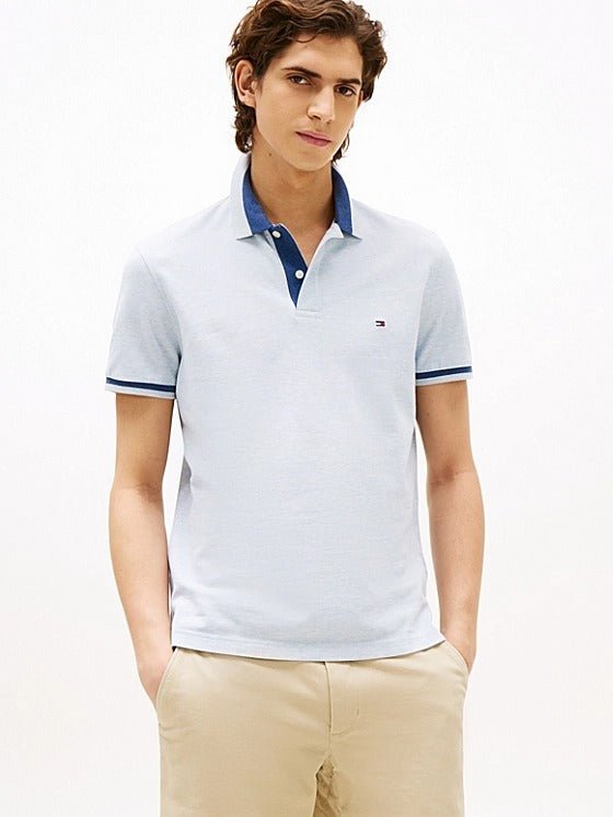 An image of the Tommy Hilfiger Contrast Collar Block Polo
