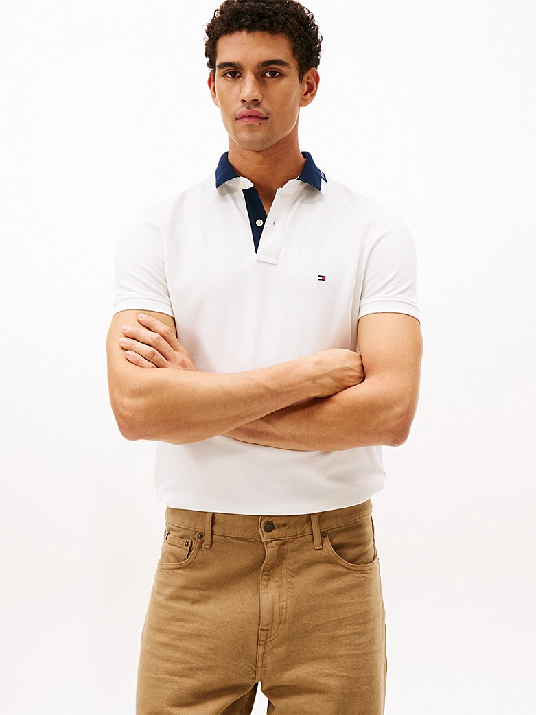 An image of the Tommy Hilfiger Pique Grafic Collar Reg Polo