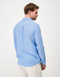 Long Sleeve Linen Blend Shirt