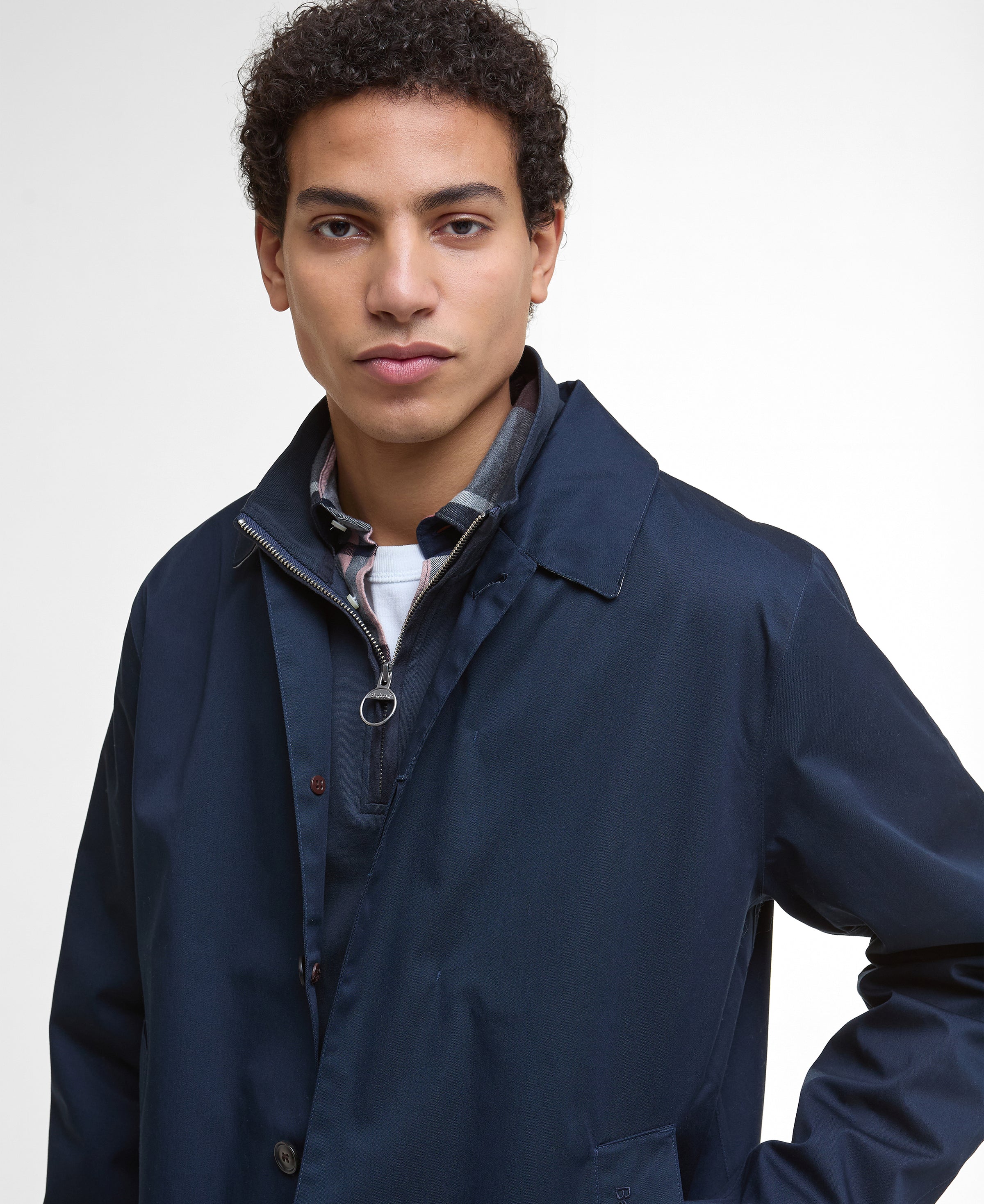 An image of the Barbour Lordon Waterproof Jacket