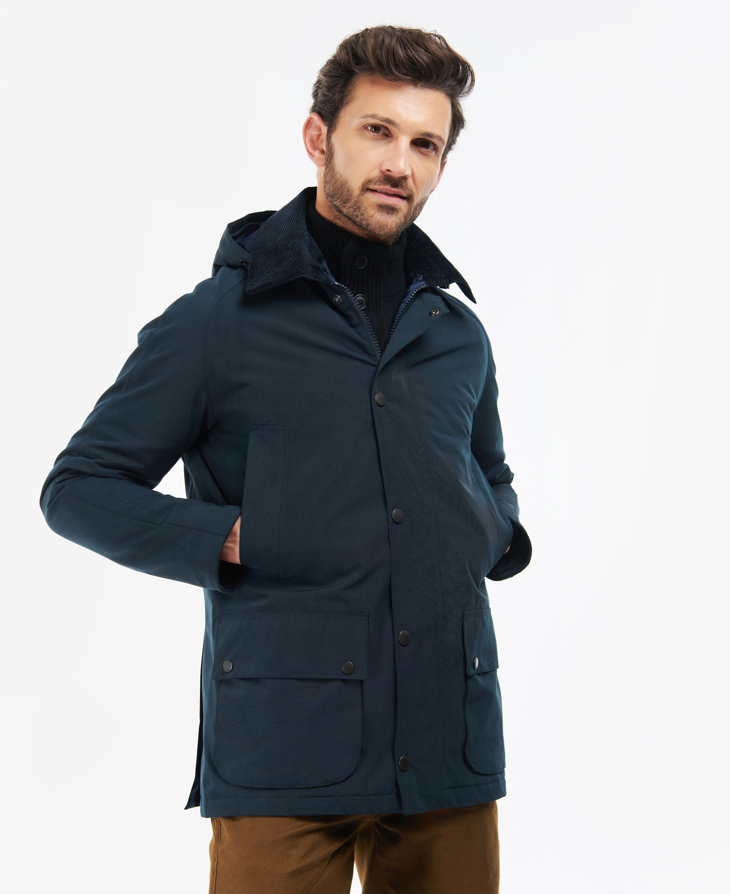 An image of the Barbour Winter Ashby Waterproof Jacket