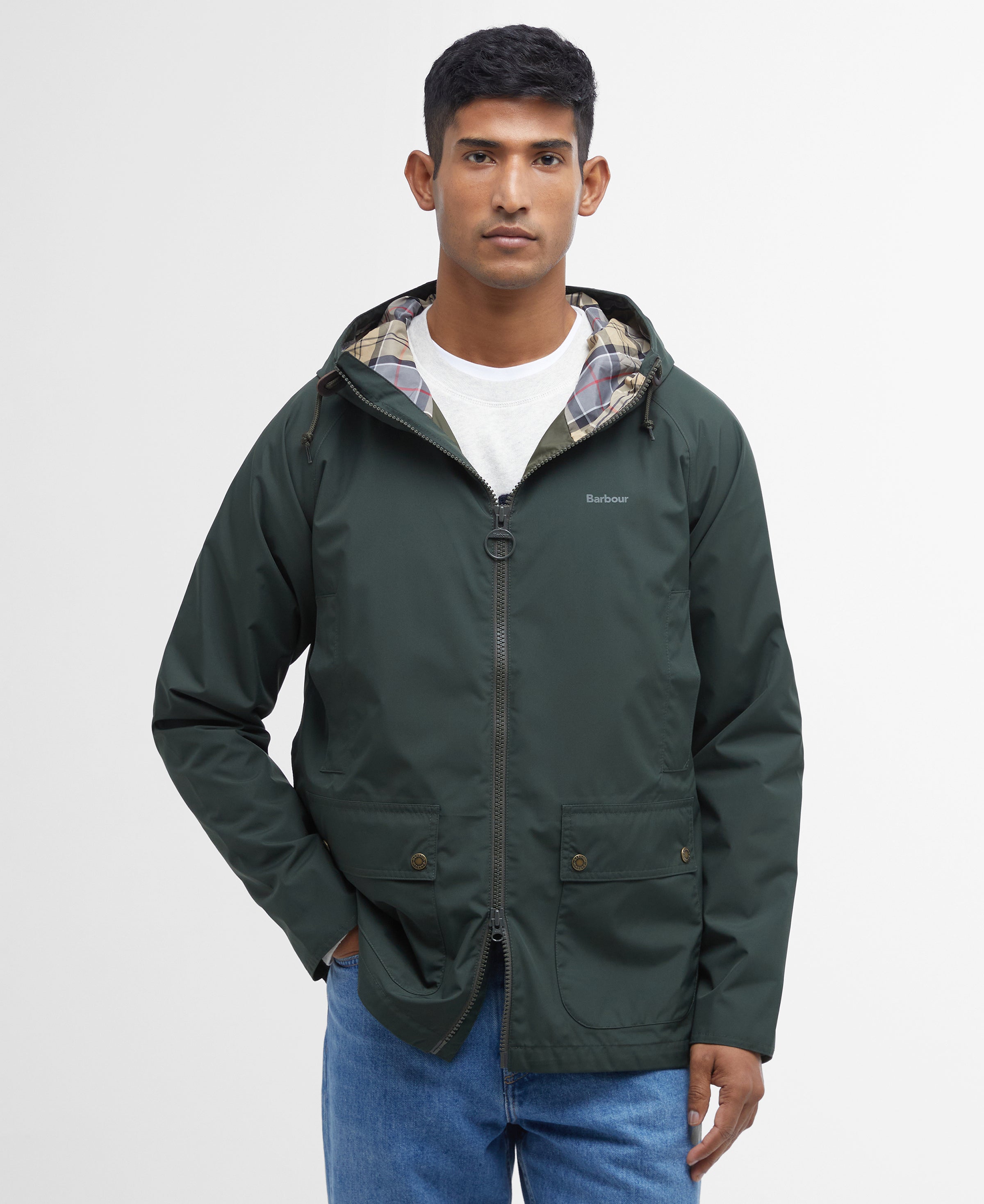 An image of the Barbour Hooded Domus Jacket