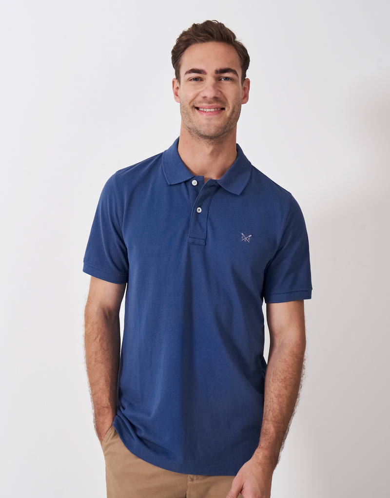An image of the Crew Clothing Classic Pique Polo