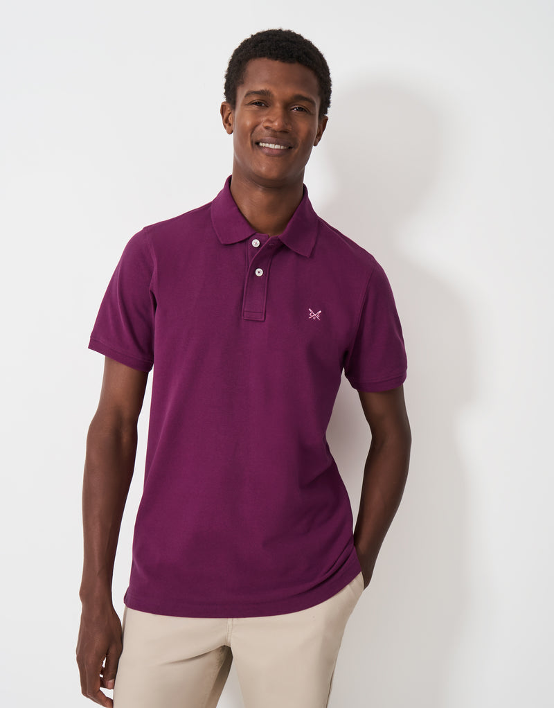 An image of the Crew Clothing Classic Pique Polo